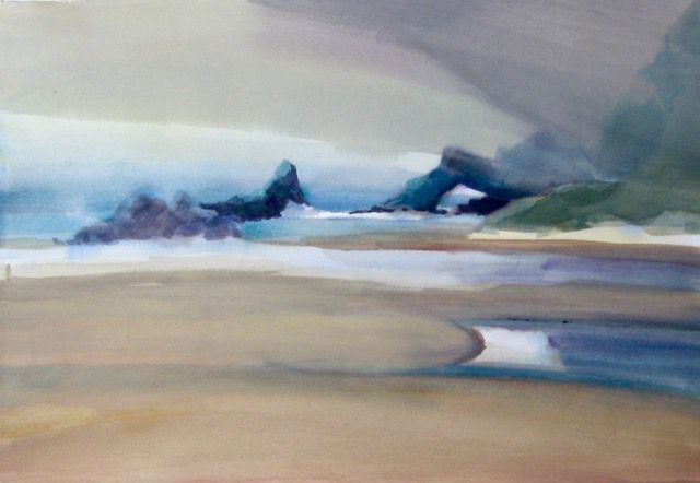 Karen Bowers: Navarro Beach Under Fog II