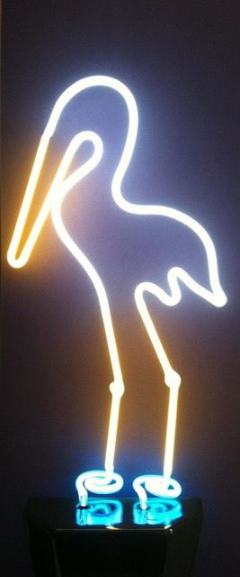 Keith Middlesworth: Neon Wading Bird